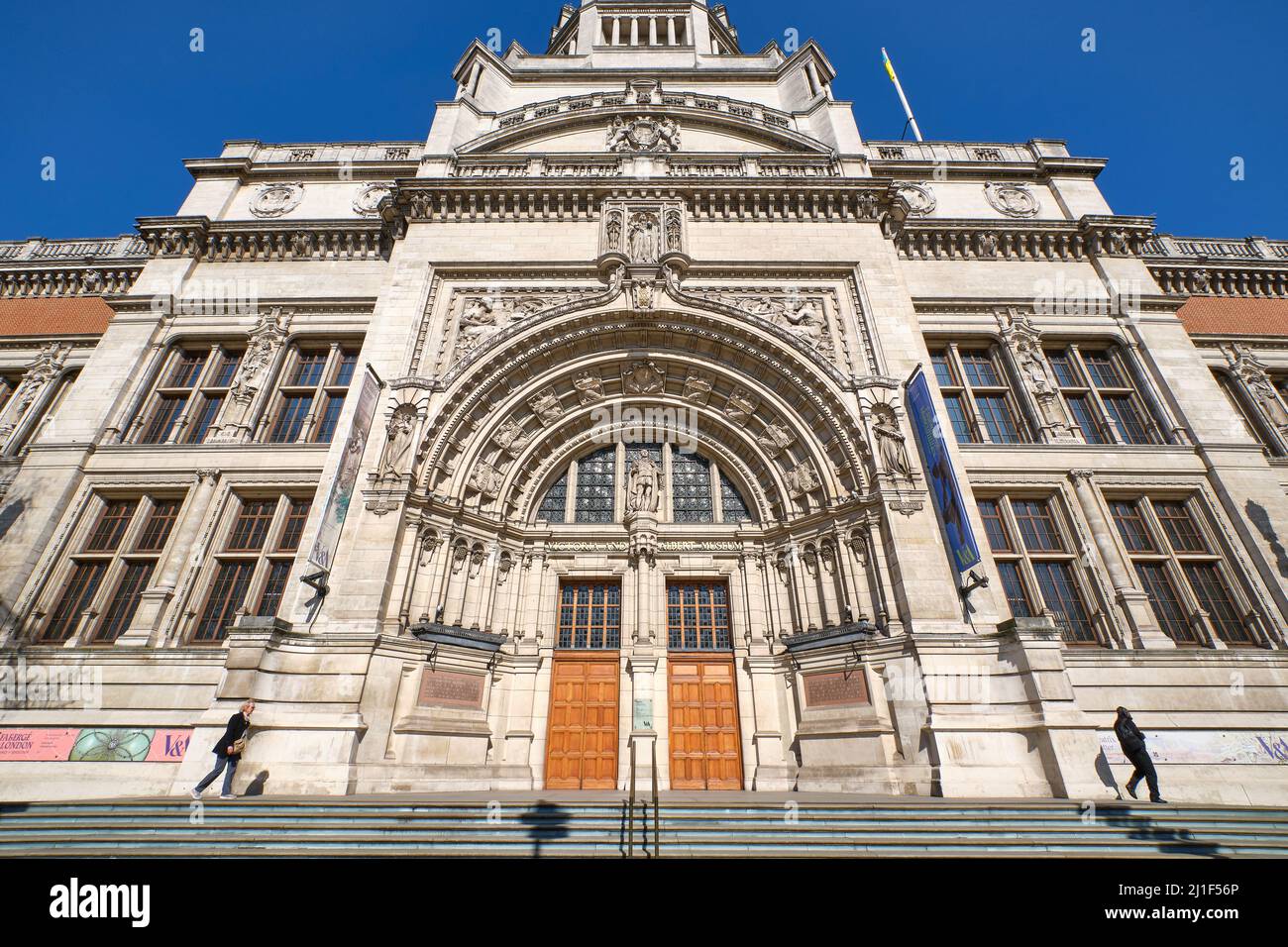 Extérieur V&A Grand Entrance Banque D'Images