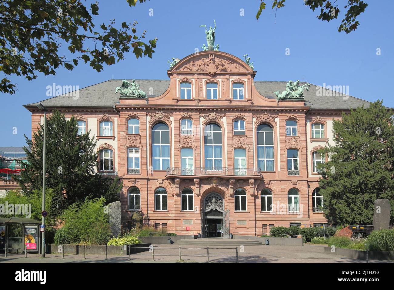Senckenbergmuseum construit en 1904-1907 à Francfort, Hesse, Allemagne Banque D'Images