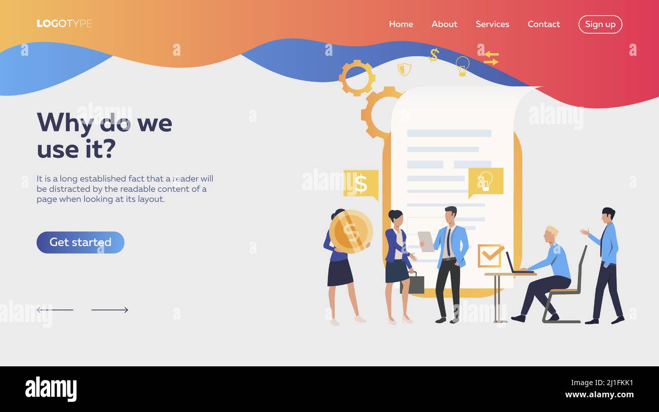 Les gens d'affaires qui accordent le contrat. Argent, affaire, partenaires. Concept d'entreprise. Illustration vectorielle pour la page Web, la présentation, l'affiche Illustration de Vecteur