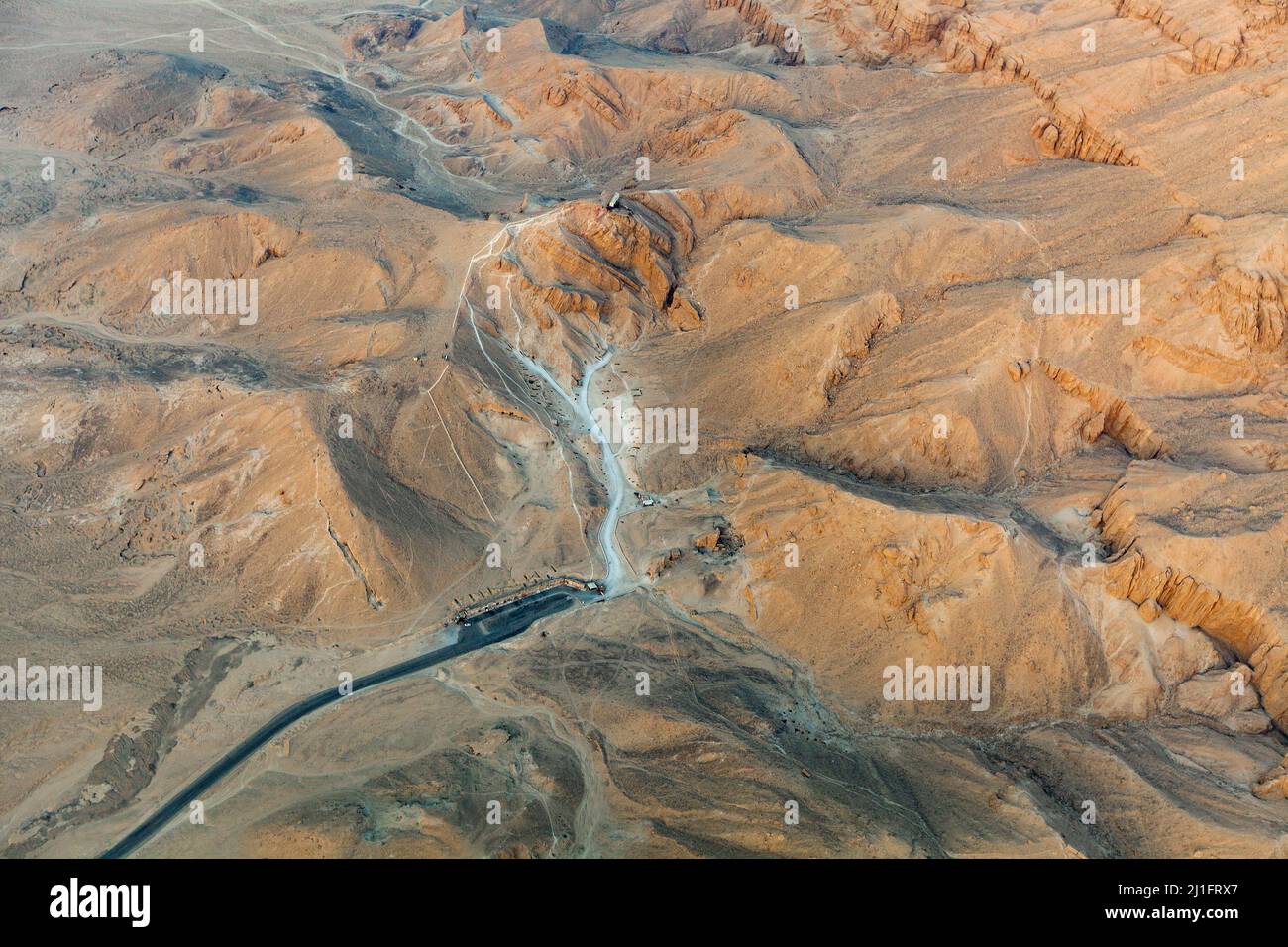 Vallée de la Reine, Louxor, vue depuis les airs Banque D'Images