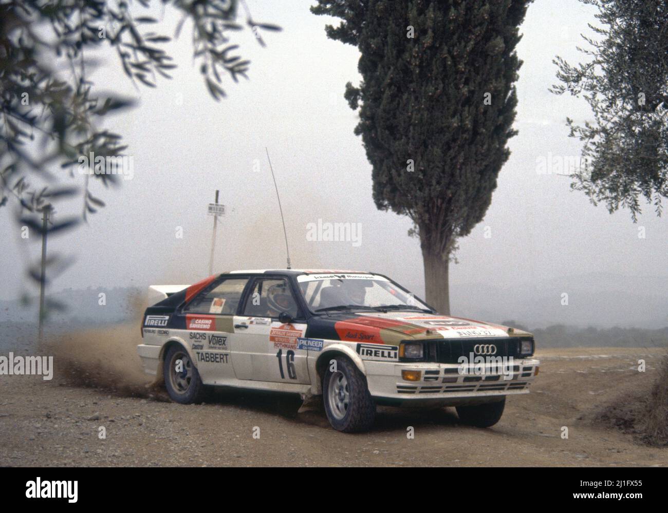 Harald Demuth (GER) Arwed Fischer (GER) Audi Quattro GR4 Schmidt Motorsport Banque D'Images