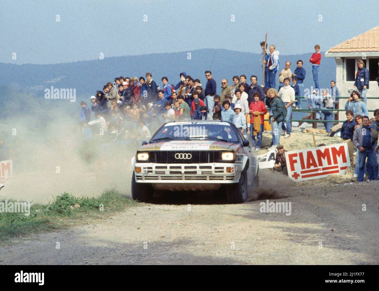 Harald Demuth (GER) Arwed Fischer (GER) Audi Quattro GR4 Schmidt Motorsport Banque D'Images