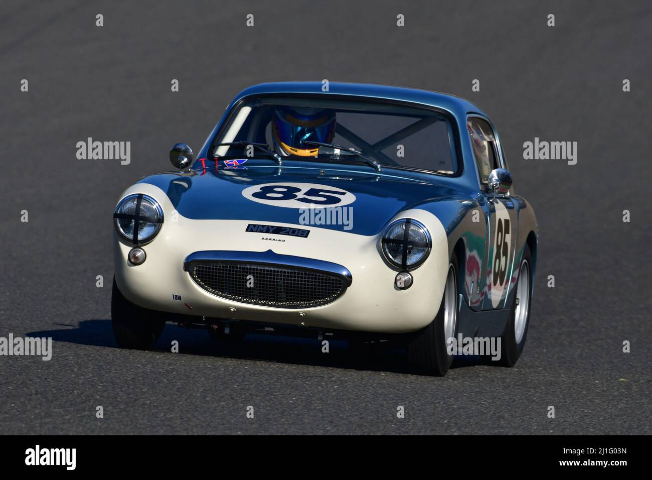 Pete Shepherd, Richard Woolmer, Austin Healey Sebring Sprite, Equipe Pre ’63 et ‘50s, Sports et GT cars, course de 40 minutes, deux pilotes étant optiona Banque D'Images