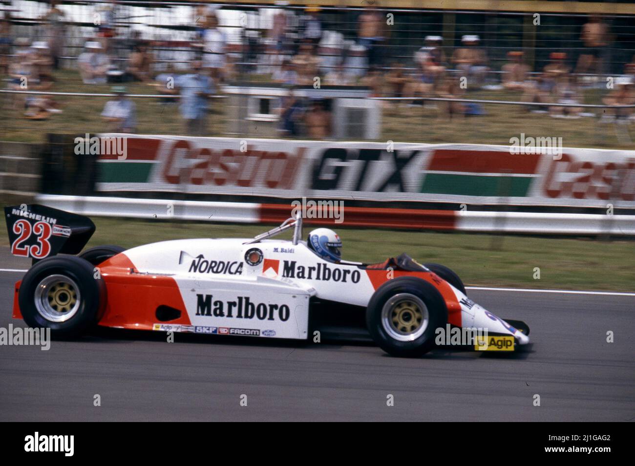 Mauro Baldi (ITA) Alfa Romeo 183T Banque D'Images