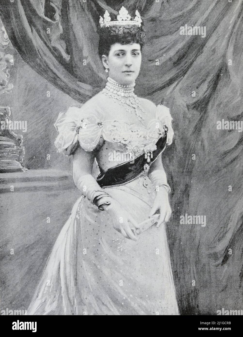 La nouvelle reine et impératrice, Alexandra. Eng traduction la