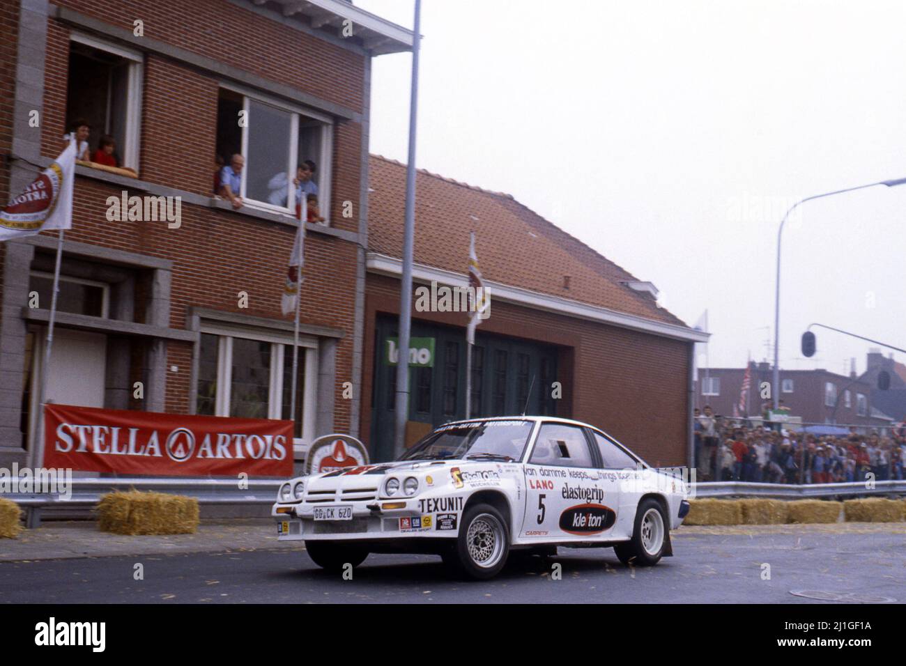 Jimmy McRae (GBR) Ian Grindrod (GBR) Opel Manta 400 GRB Banque D'Images
