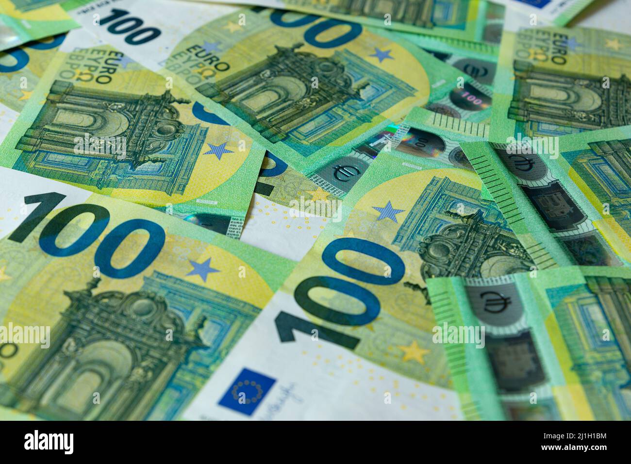 Billets de 100 cents euros. Monnaie européenne. Banque D'Images