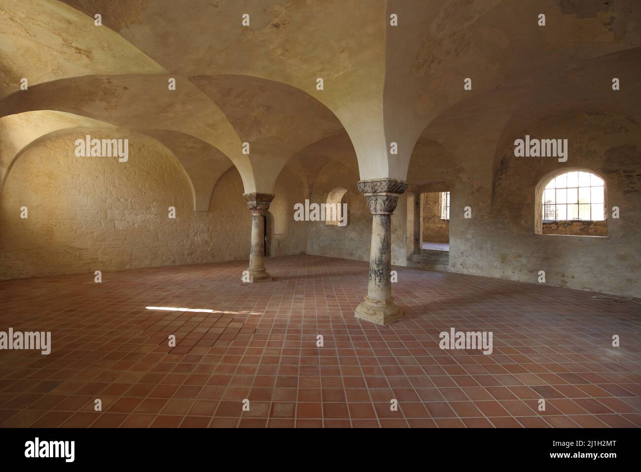Salle de chapitre du monastère de Michaelstein à Blankenburg im Harz, Saxe-Anhalt, Allemagne Banque D'Images