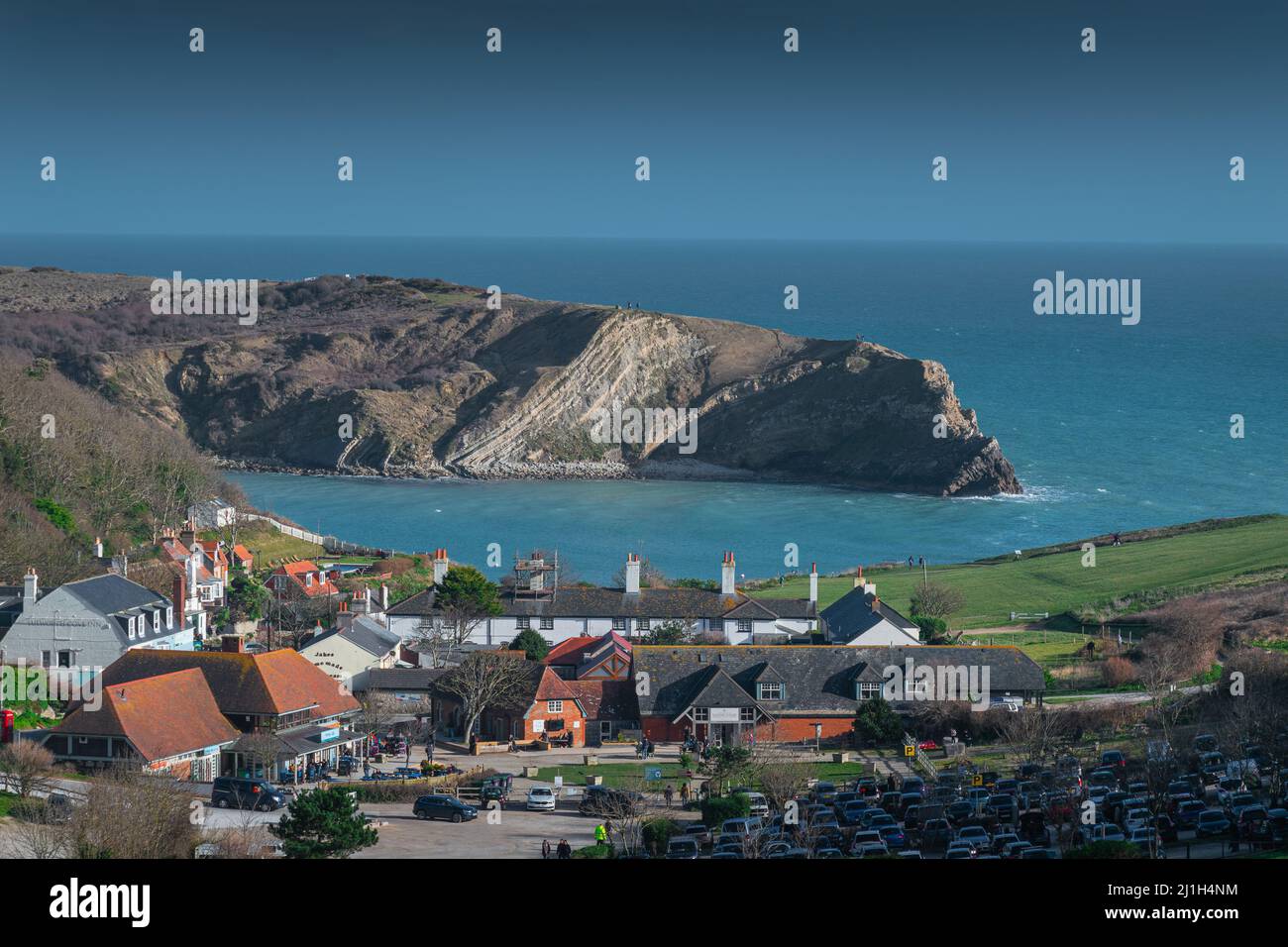 Lulworth Cove, Jurassic Coast, Dorset, Royaume-Uni Banque D'Images