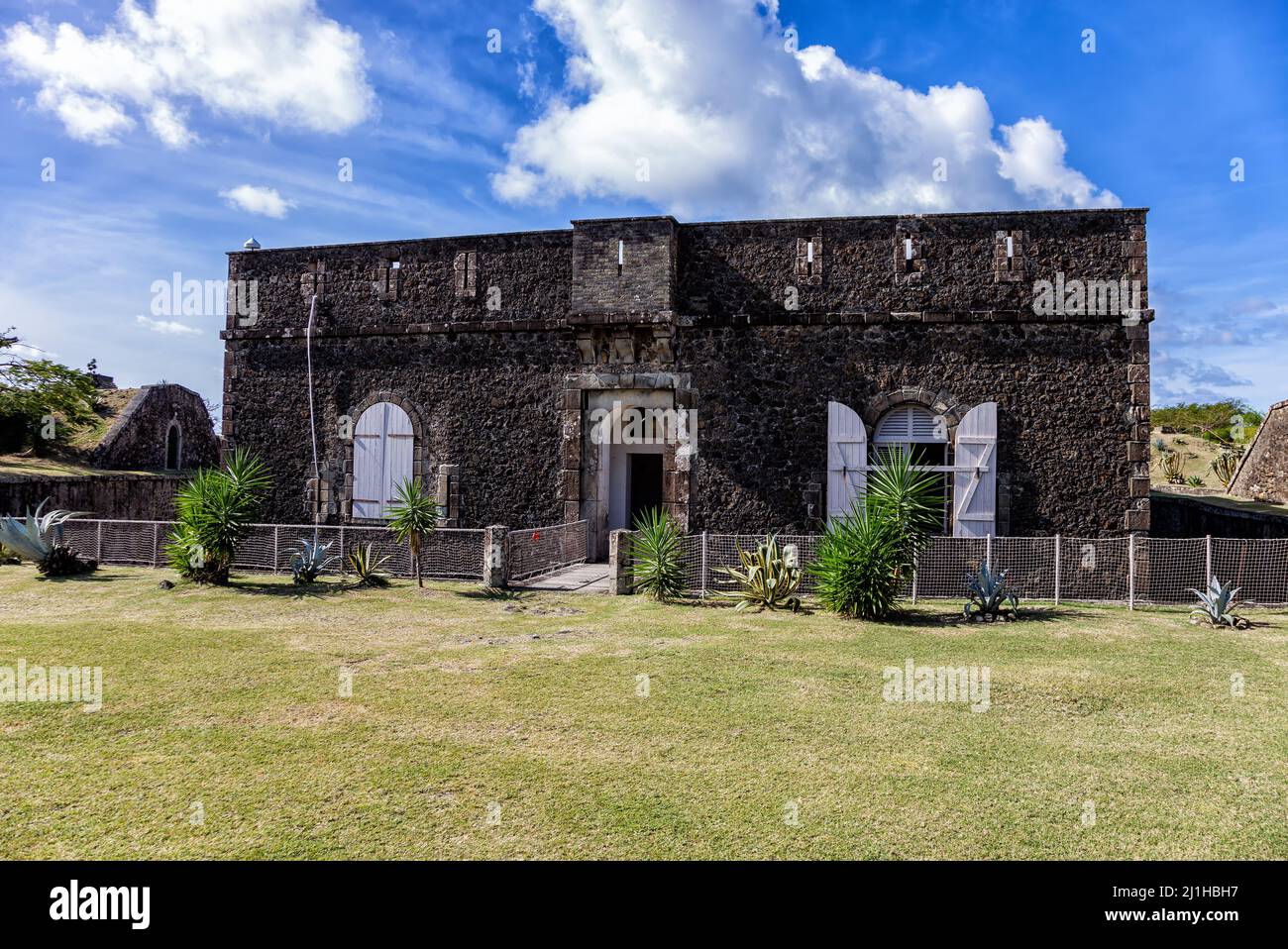 Fort Napoléon, Terre-de-Haut, Iles des Saintes, les Saintes, Guadeloupe, Antilles néerlandaises, Caraïbes. Banque D'Images