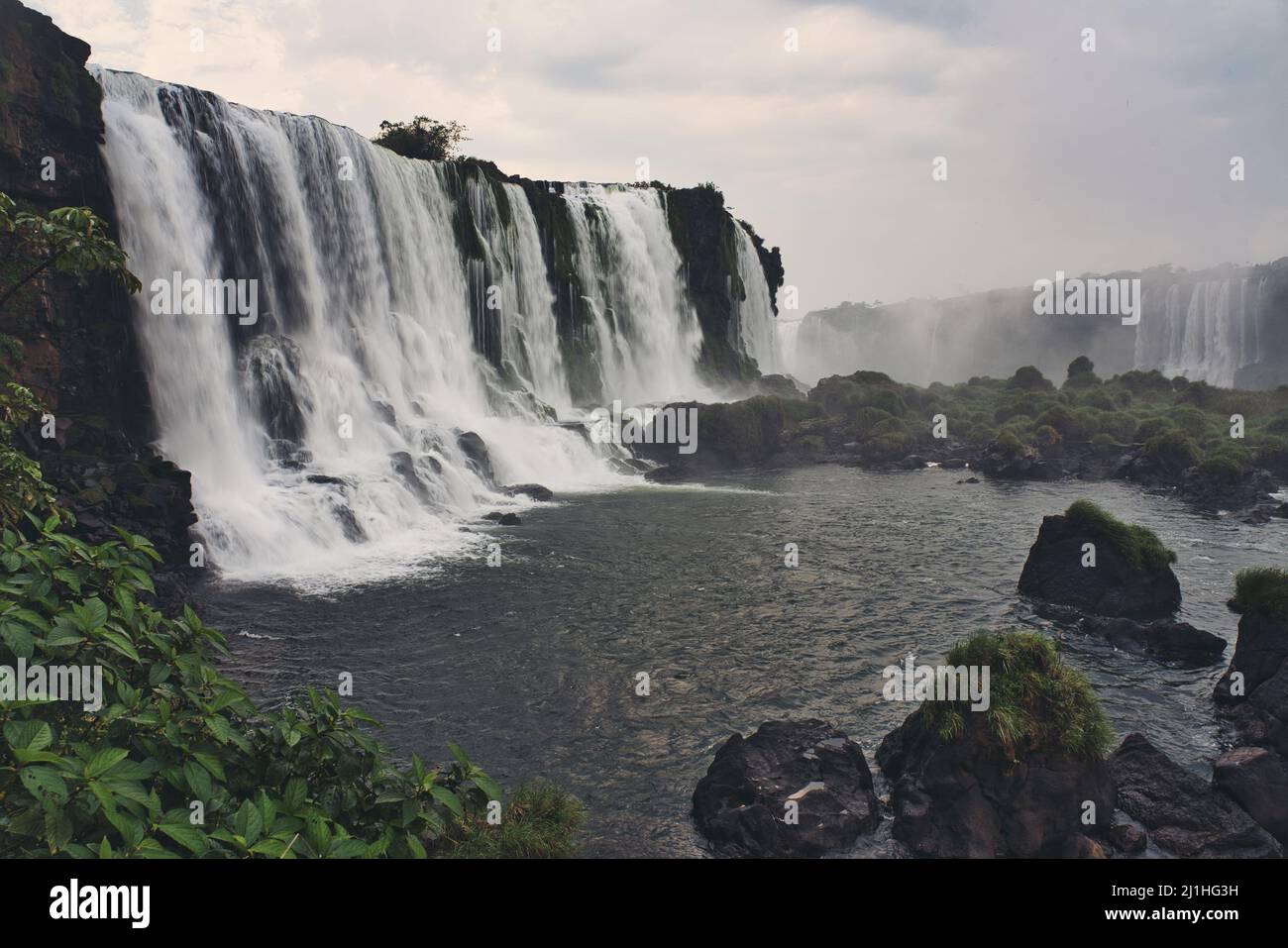 Photo des chutes d'Iguazu au Brésil Banque D'Images