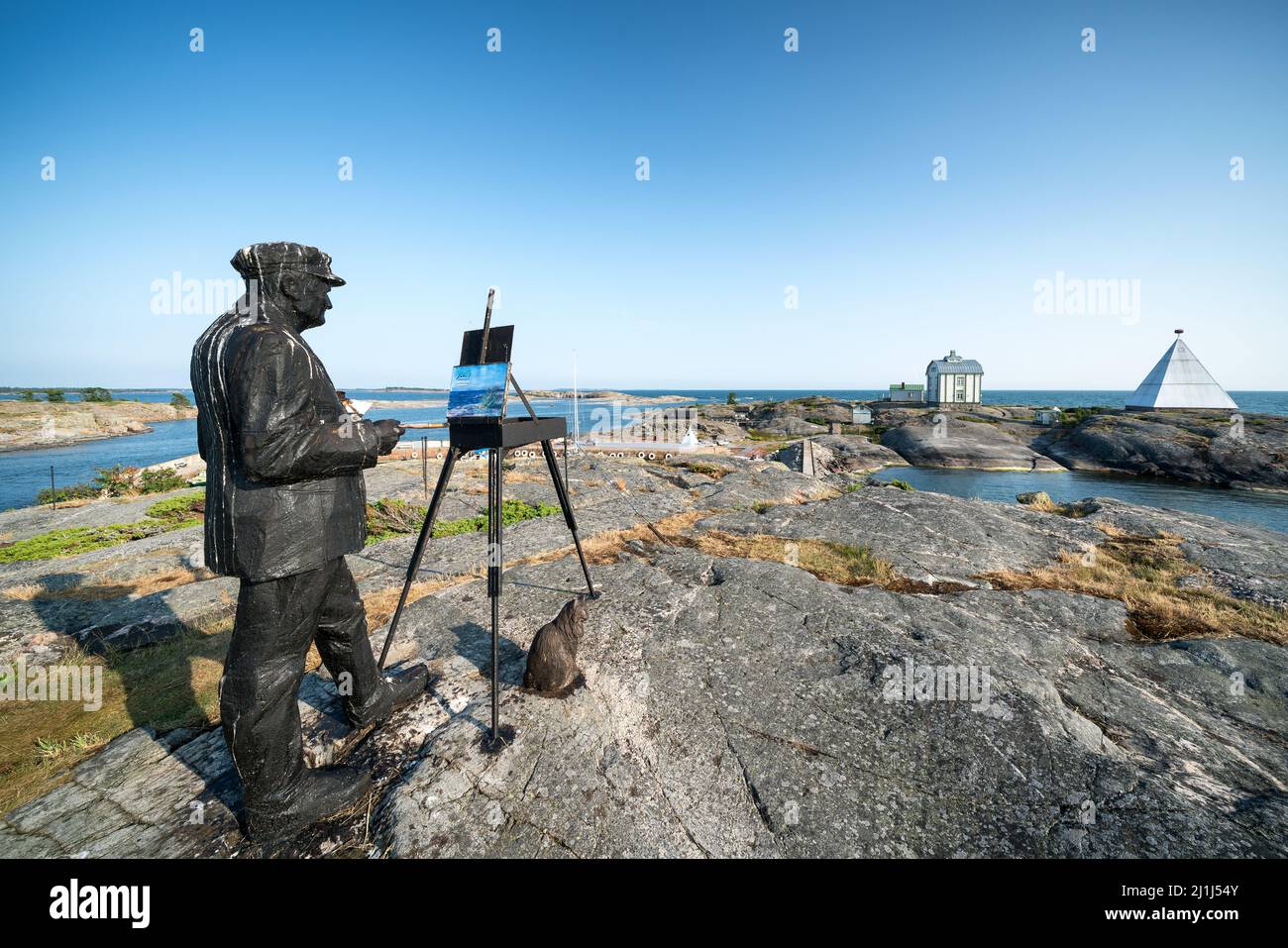 À l'île Kobba Klintar, Ahvenanmaa/Åland, Finlande Banque D'Images