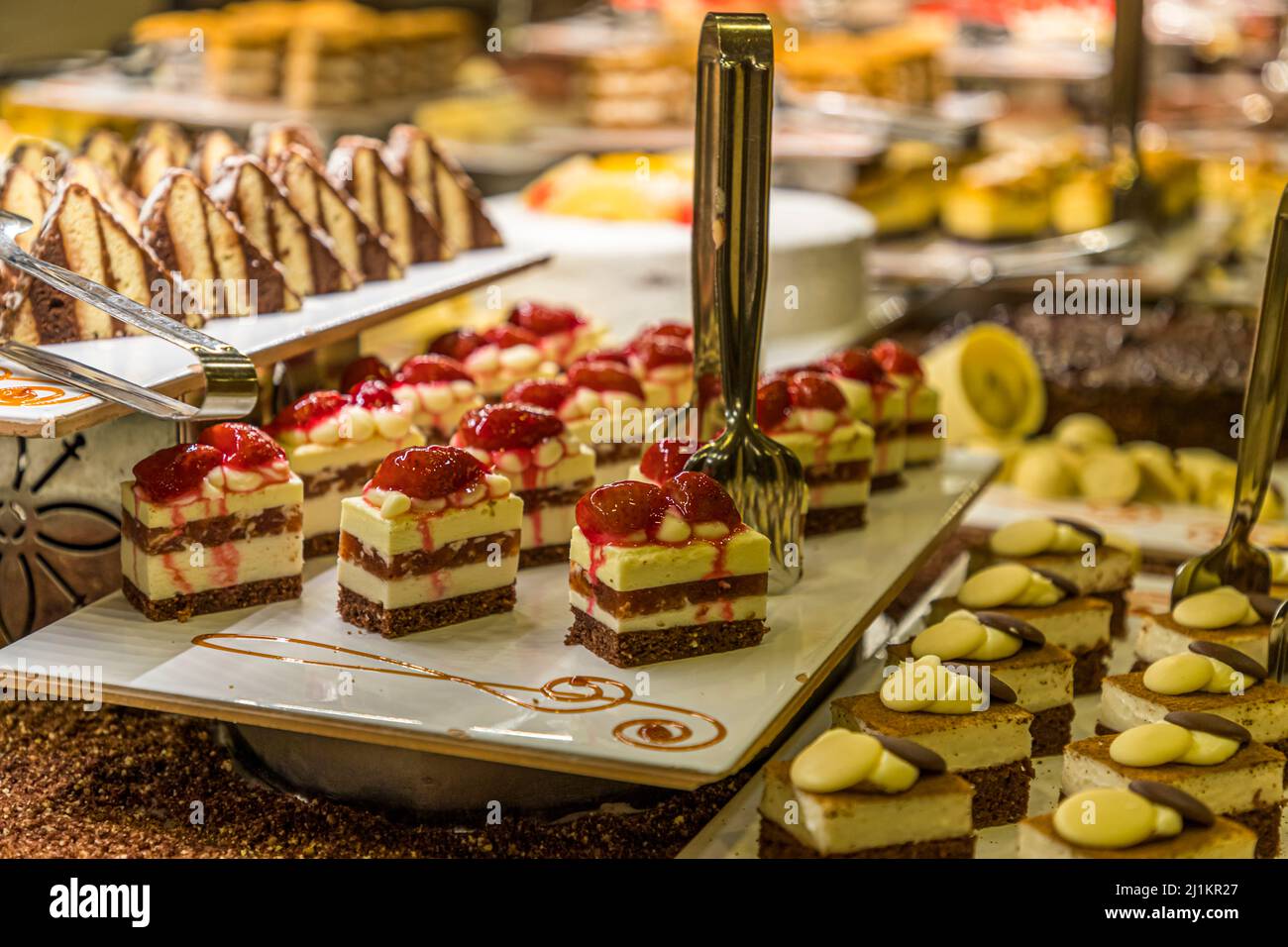 Desserts turcs. République turque de Chypre-Nord (TRNC) Banque D'Images