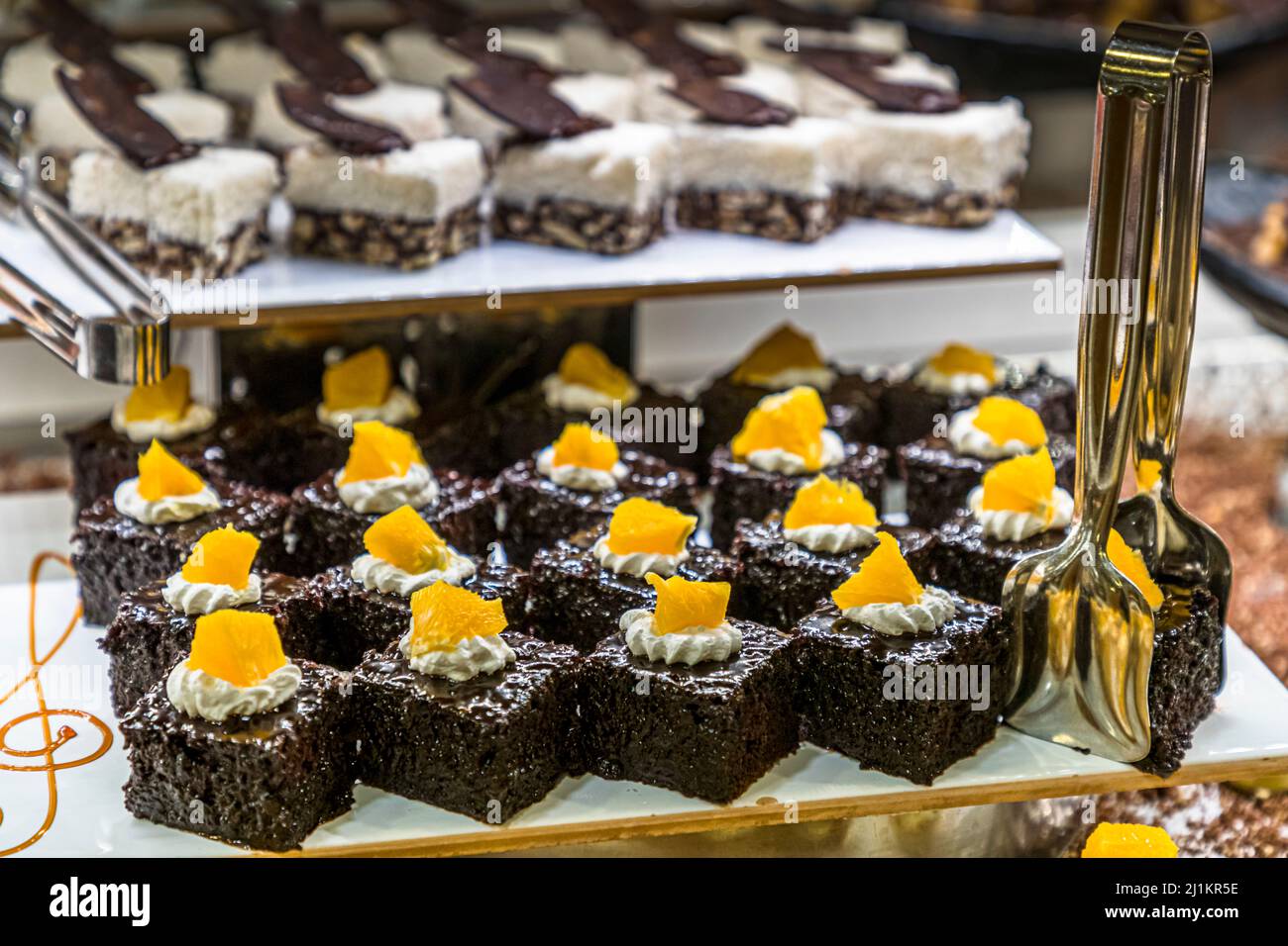 Desserts turcs. République turque de Chypre-Nord (TRNC) Banque D'Images