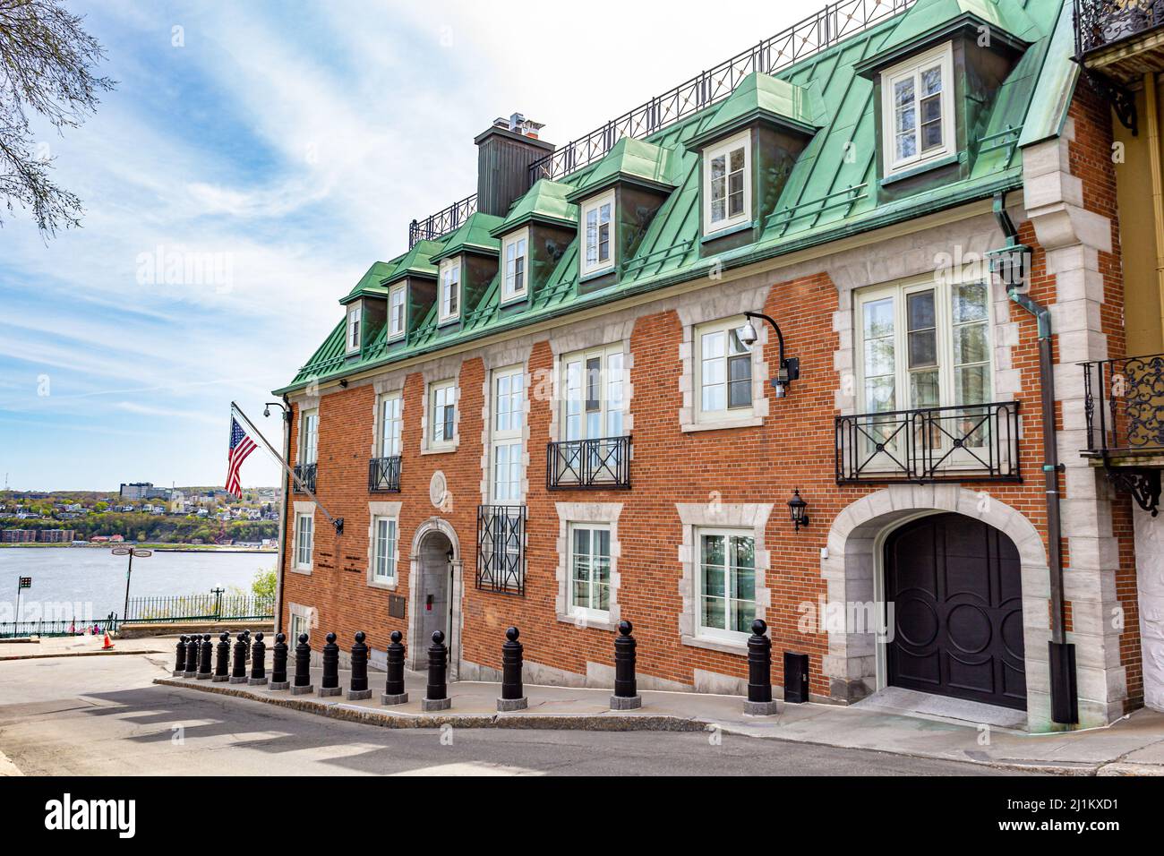 Québec, Canada-19 mai 2018 : consulat général des États-Unis d'Amérique. Ambassade des États-Unis à Québec, Canada Banque D'Images