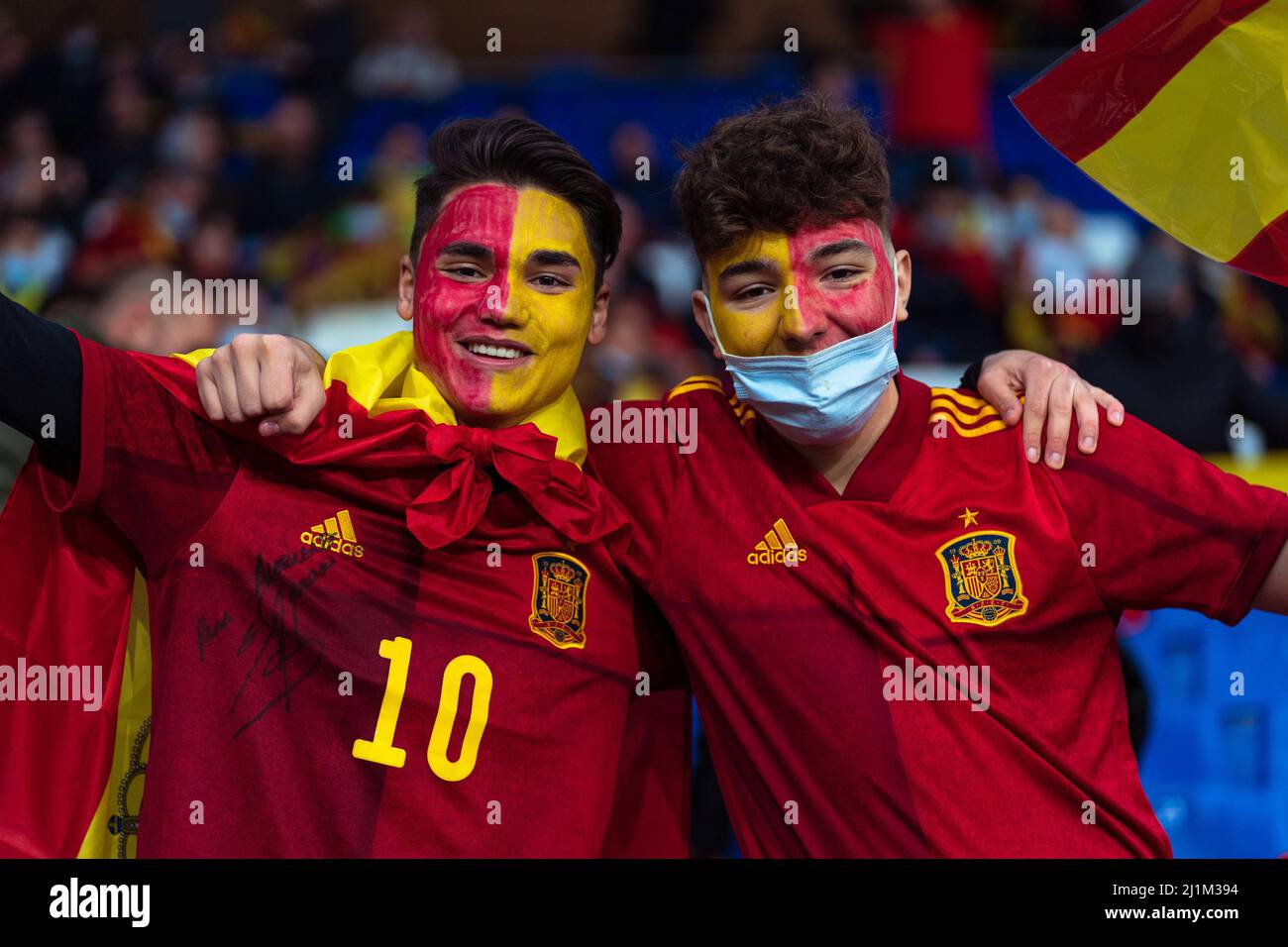 Cornellà, Espagne. 26th mars 2022. Espagne - Soccer - España / Albanie. Crédit: Joan Gosa/Joan Gosa crédit: Joan Gosa Badia/Alay Live News Banque D'Images