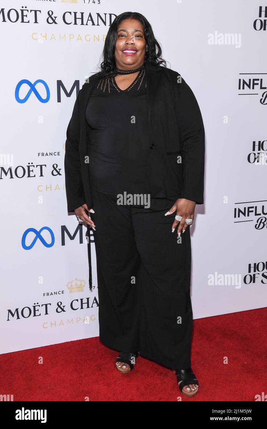 Beverly Hills, États-Unis. 26th mars 2022. Momma Choppa marchant sur le tapis rouge lors du week-end annuel des Oscars le brunch d'Influencer a eu lieu à l'hôtel SLS à Beverly Hills, CA, le 26 mars 2022. (Photo par Anthony Behar/Sipa USA) crédit: SIPA USA/Alay Live News Banque D'Images