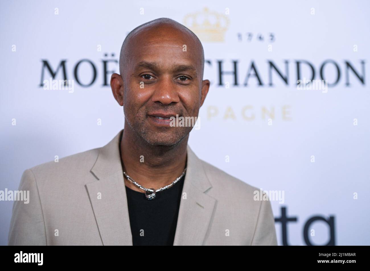 Beverly Hills, États-Unis. 26th mars 2022. Alex avant marchant sur le tapis rouge au week-end annuel des Oscars le brunch d'Influencer a eu lieu à l'hôtel SLS à Beverly Hills, CA, le 26 mars 2022. (Photo par Anthony Behar/Sipa USA) crédit: SIPA USA/Alay Live News Banque D'Images