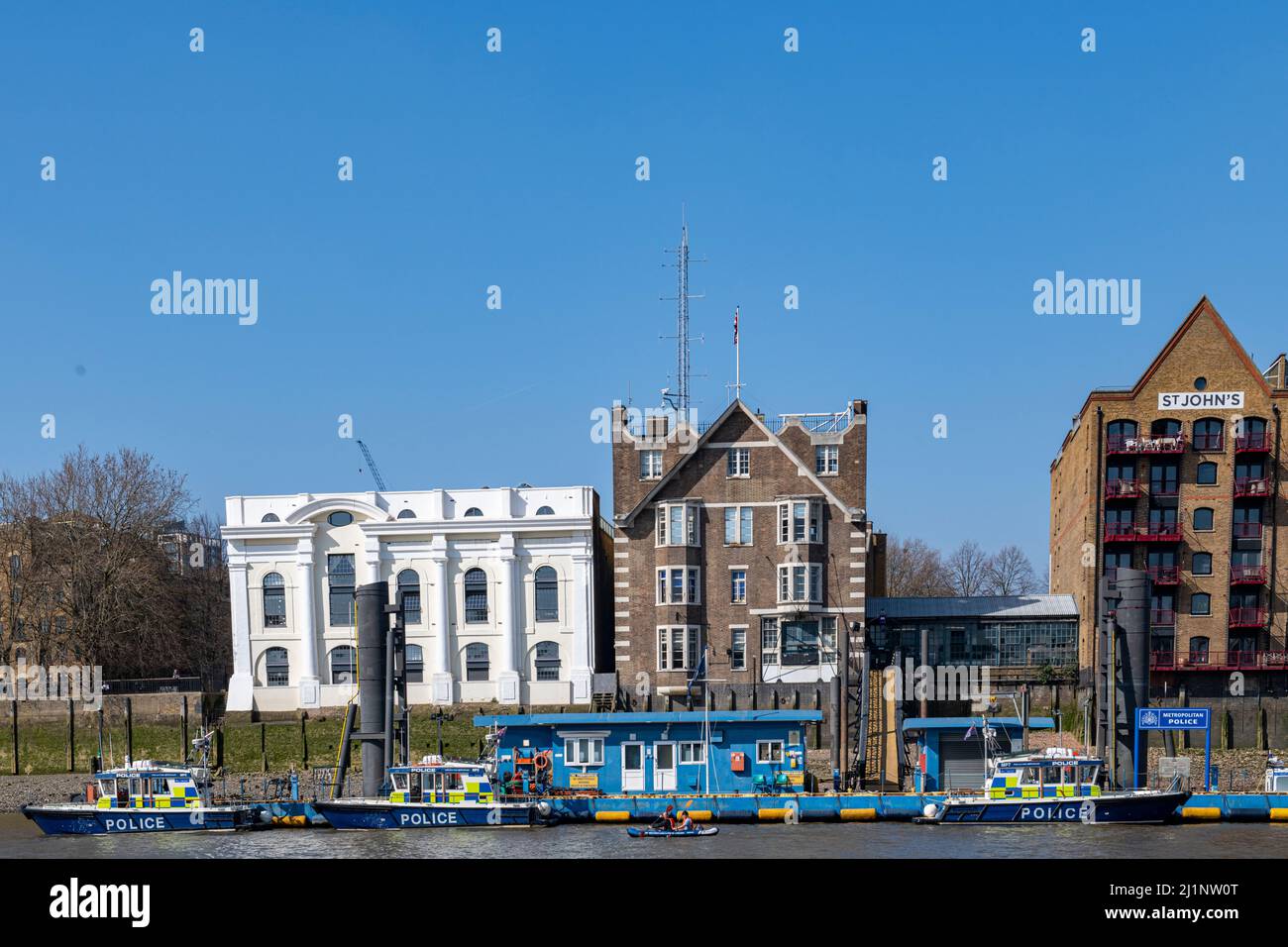 Thames River police, Wapping, Londres, Royaume-Uni Banque D'Images