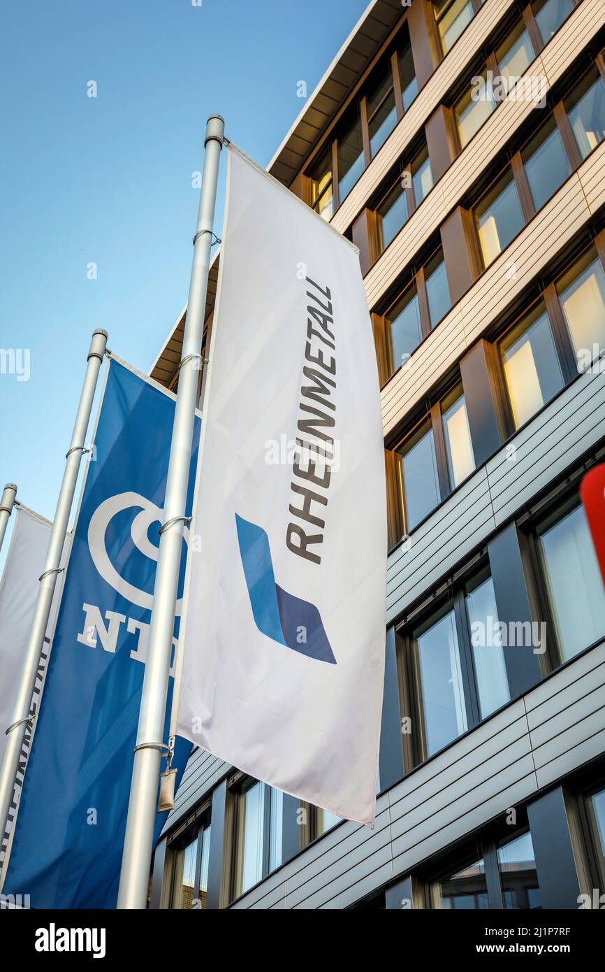 Rheinmetall AG, siège social à Düsseldorf Banque D'Images