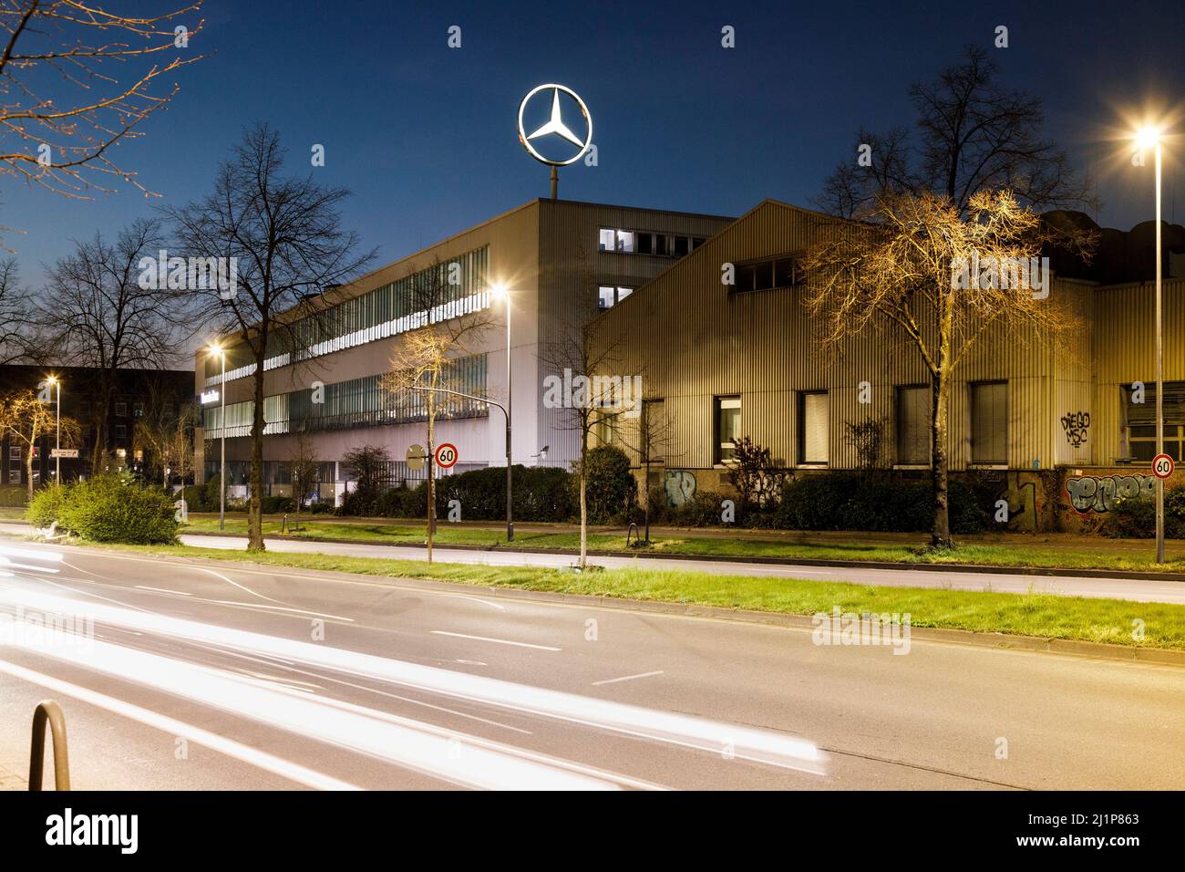 Mercedes Benz, usine Sprinter à Düsseldorf Banque D'Images