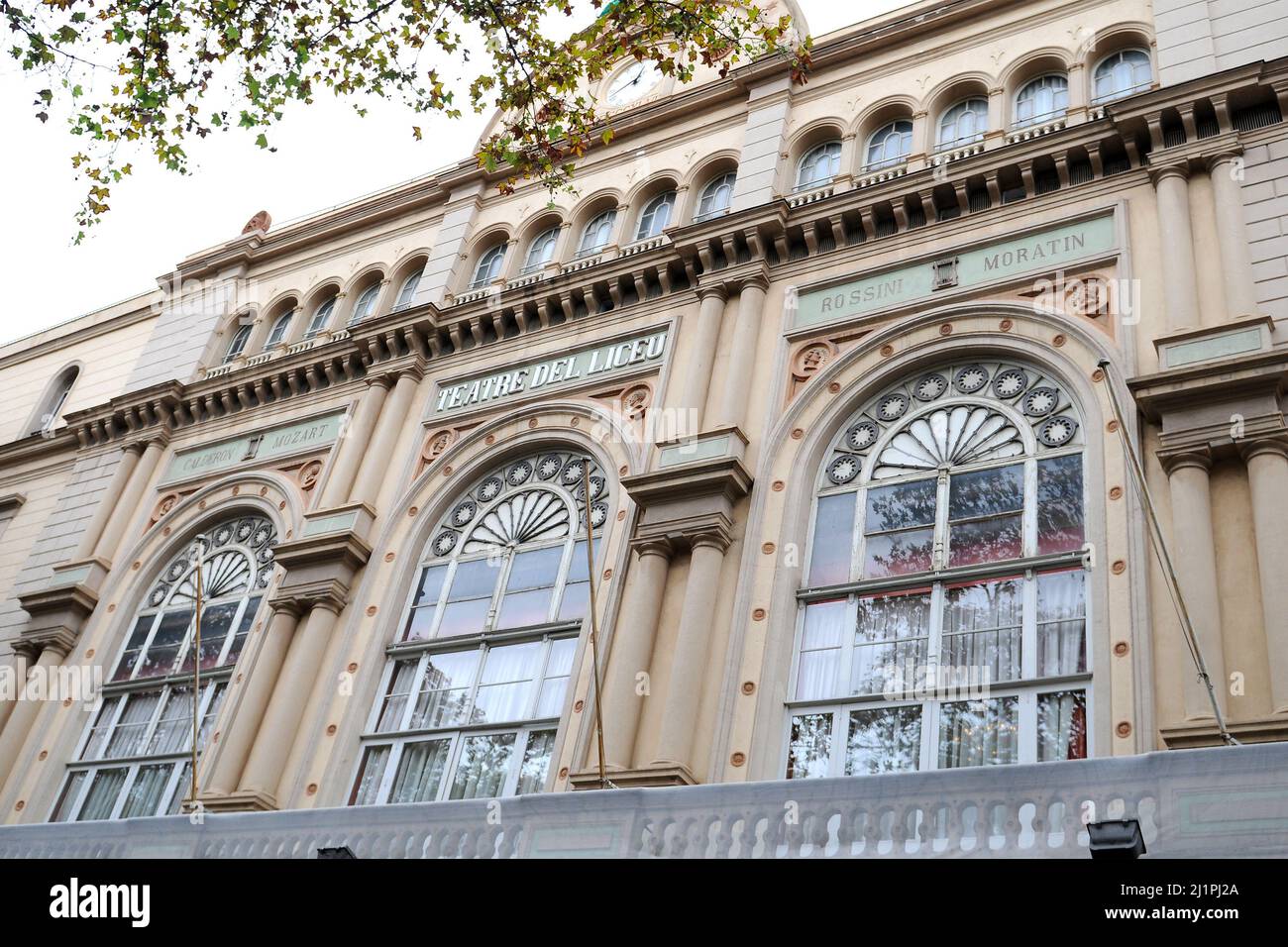 Le théâtre Lyceum de Barcelone (Credit image: © Julen Pascual Gonzalez) Banque D'Images