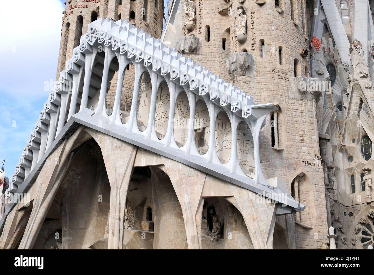 Cathédrale de la Sainte famille de Barcelone (Credit image: © Julen Pascual Gonzalez) Banque D'Images