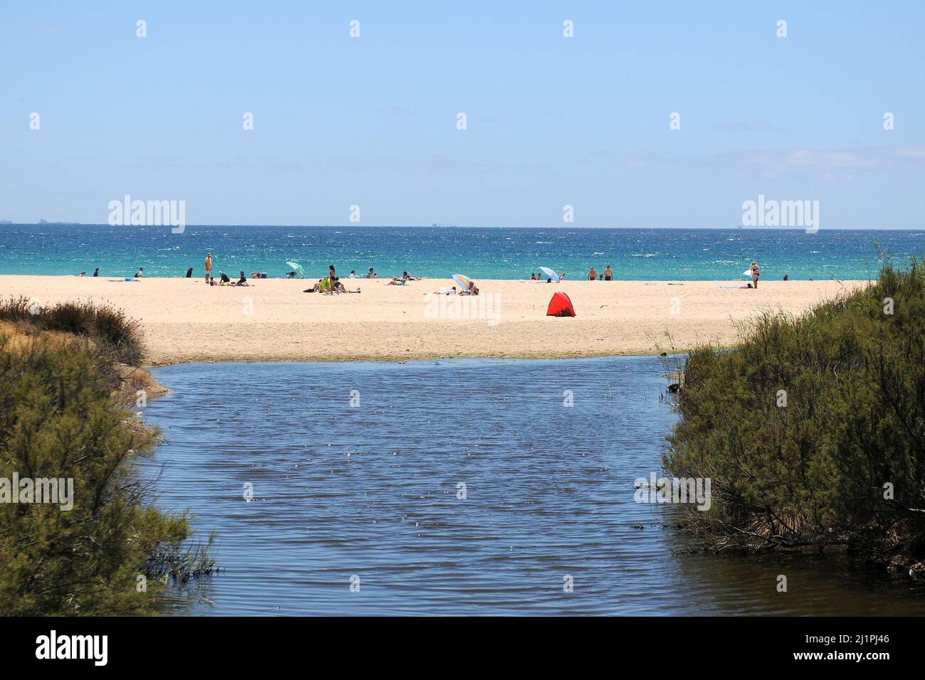 La plage de Tarifa, Cadix (crédit Image : © Julen Pascual Gonzalez) Banque D'Images
