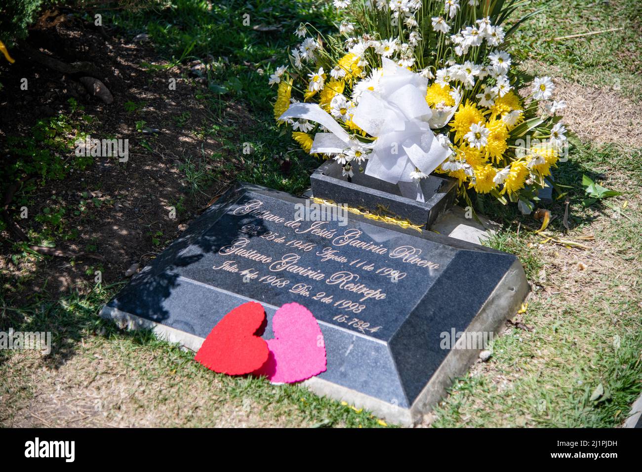 Cimetière Jardins Montesacro - le cimetière où Pablo Escobar est enterré à Medellin, en Colombie Banque D'Images