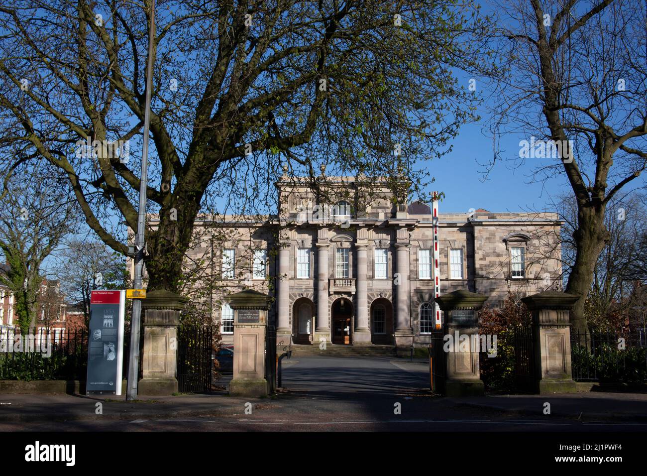 L'Union Theological College, l'université théologique de l'église presbytérienne en Irlande, Belfast, Irlande du Nord. Banque D'Images