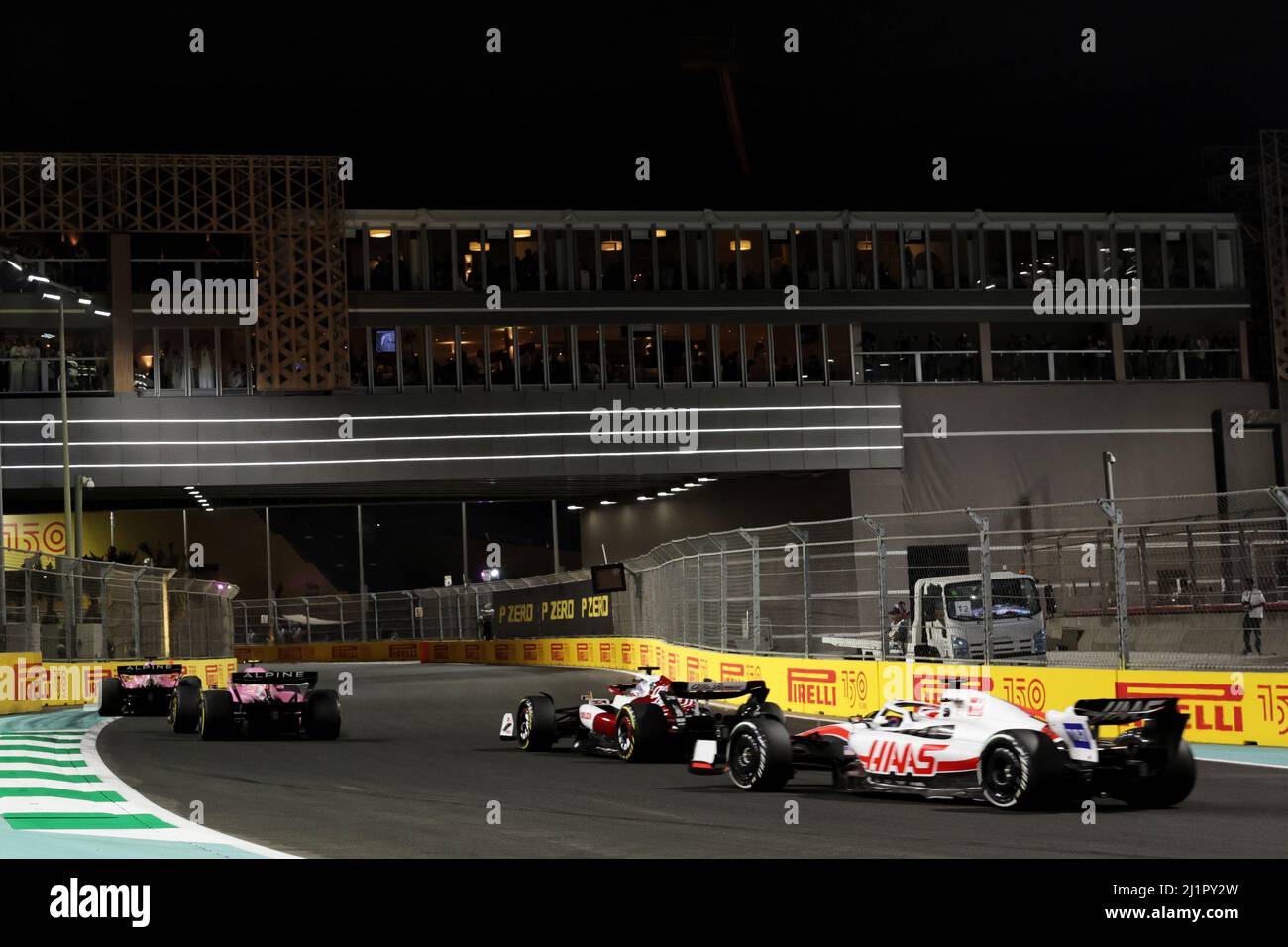 Kevin Magnussen (DEN) Haas VF-22. 27.03.2022. Championnat du monde de Formule 1, Rd 2, Grand Prix d'Arabie Saoudite, Jeddah, Arabie Saoudite, Race Day. Le crédit photo doit être lu : images XPB/Press Association. Banque D'Images