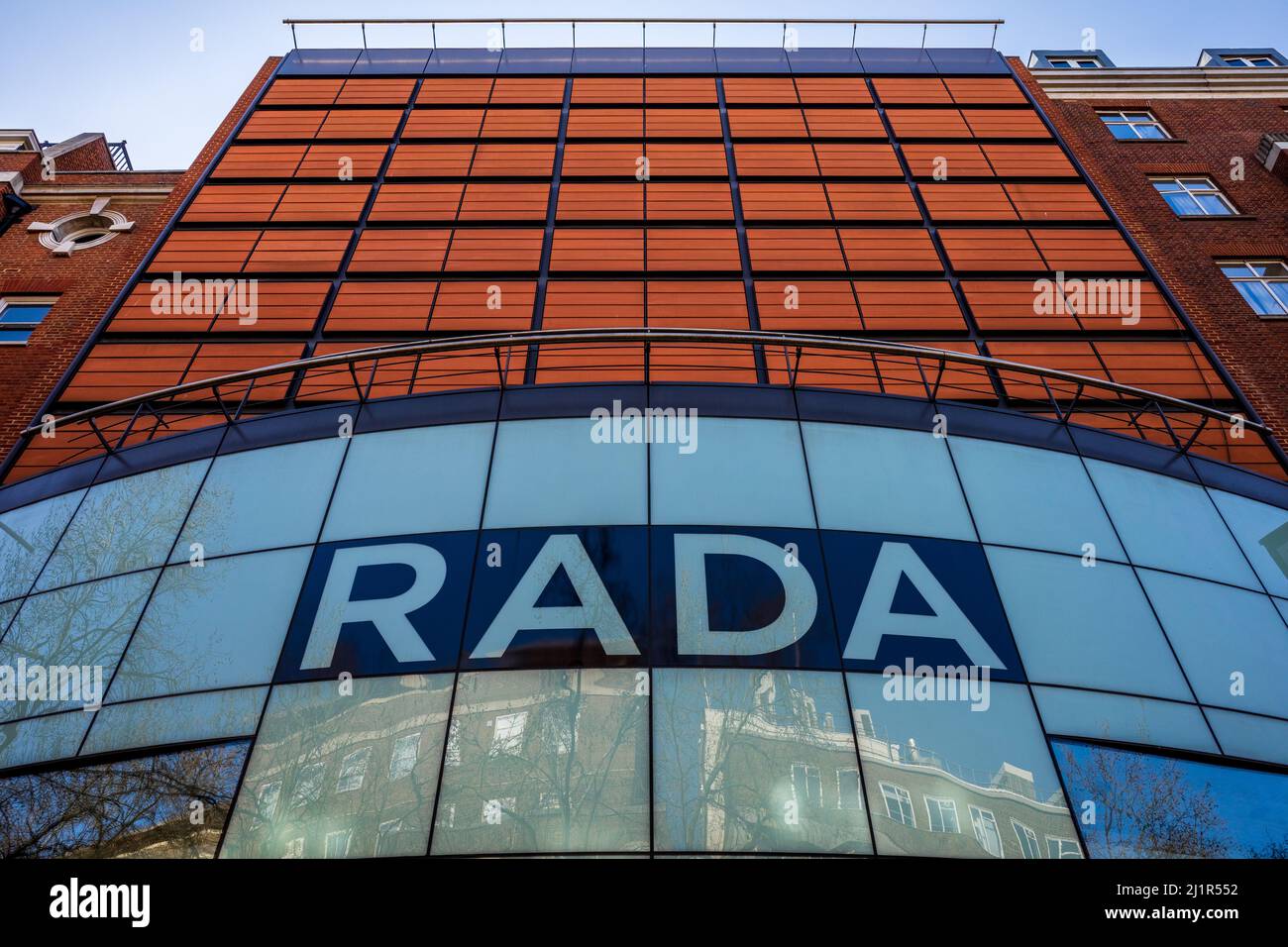 Rada London - le Théâtre de l'Académie royale d'art dramatique (RADA) sur Malet Street dans le centre de Londres. Architectes Avery Associates 2001. Banque D'Images