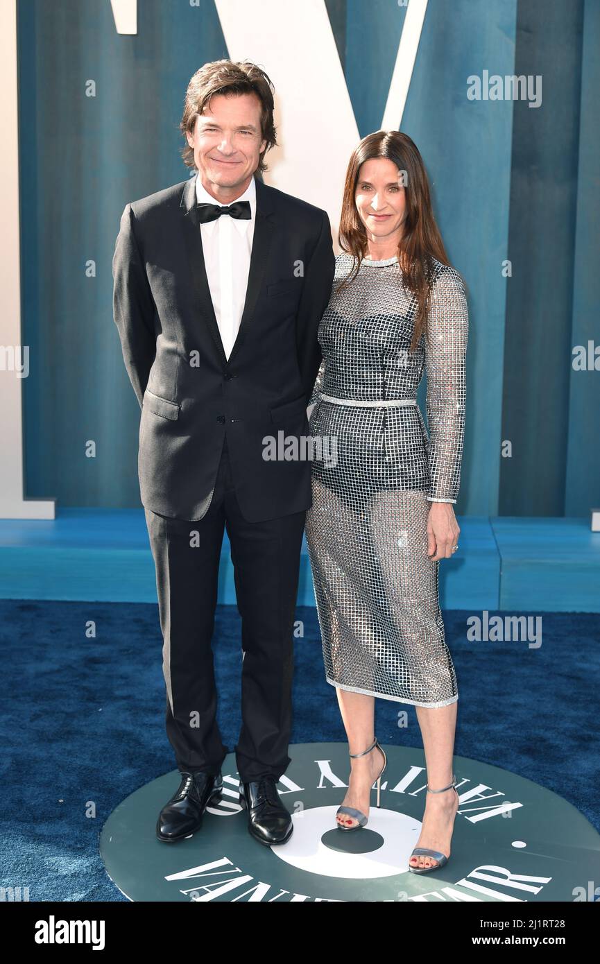 Jason Bateman et Amanda Anka assistent à la Vanity Fair Oscar Party qui