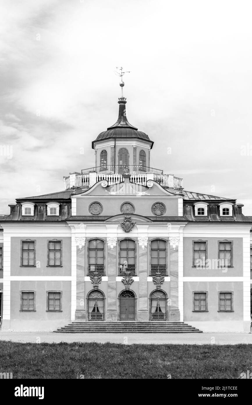 Le château baroque du Belvédère a été construit pour des fêtes à Weimar, en Thuringe Banque D'Images