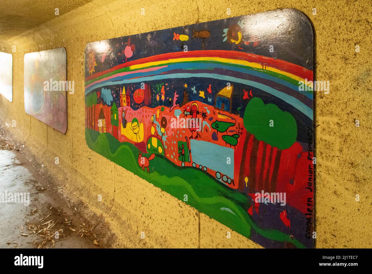 Tunnel Vision Art, Coonalpyn, Australie méridionale, Australie Banque D'Images