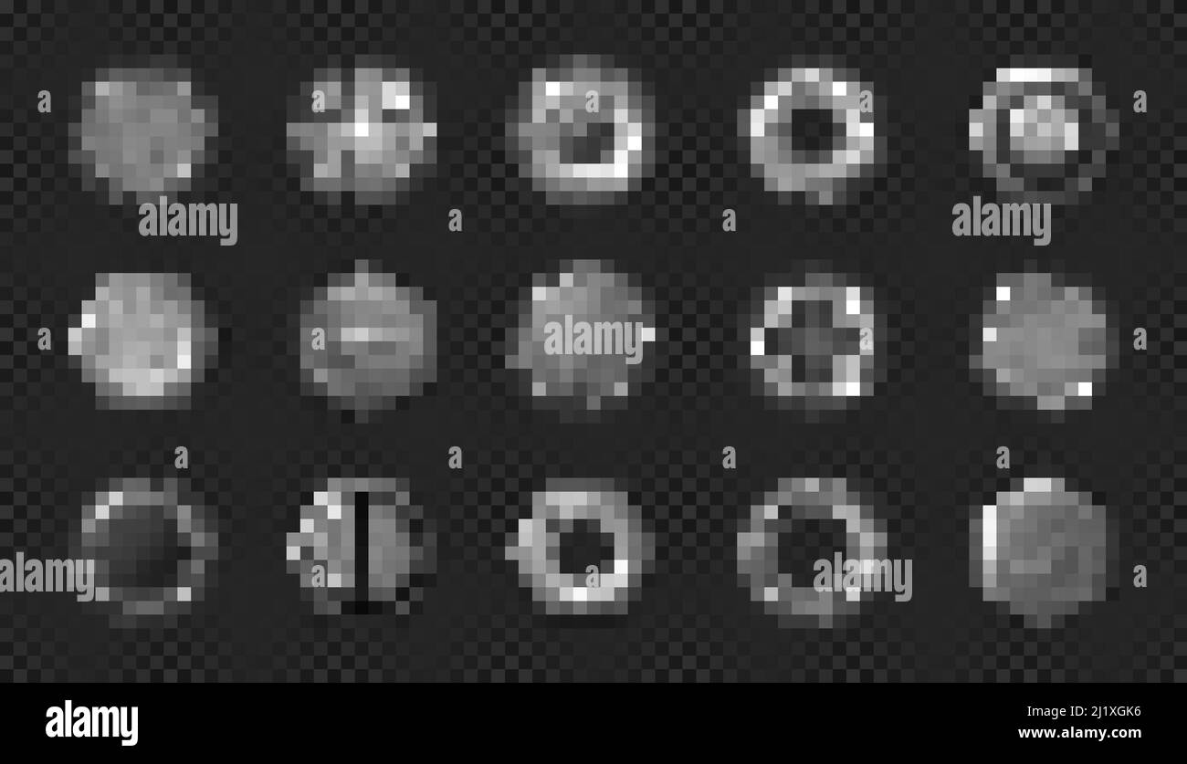 Ancien jeu de vis et de têtes de clou, boulons métalliques en acier, rivets rouillés, quincaillerie, capuchons gris avec rainures et trous, vue de dessus isolée sur le dos transparent Illustration de Vecteur