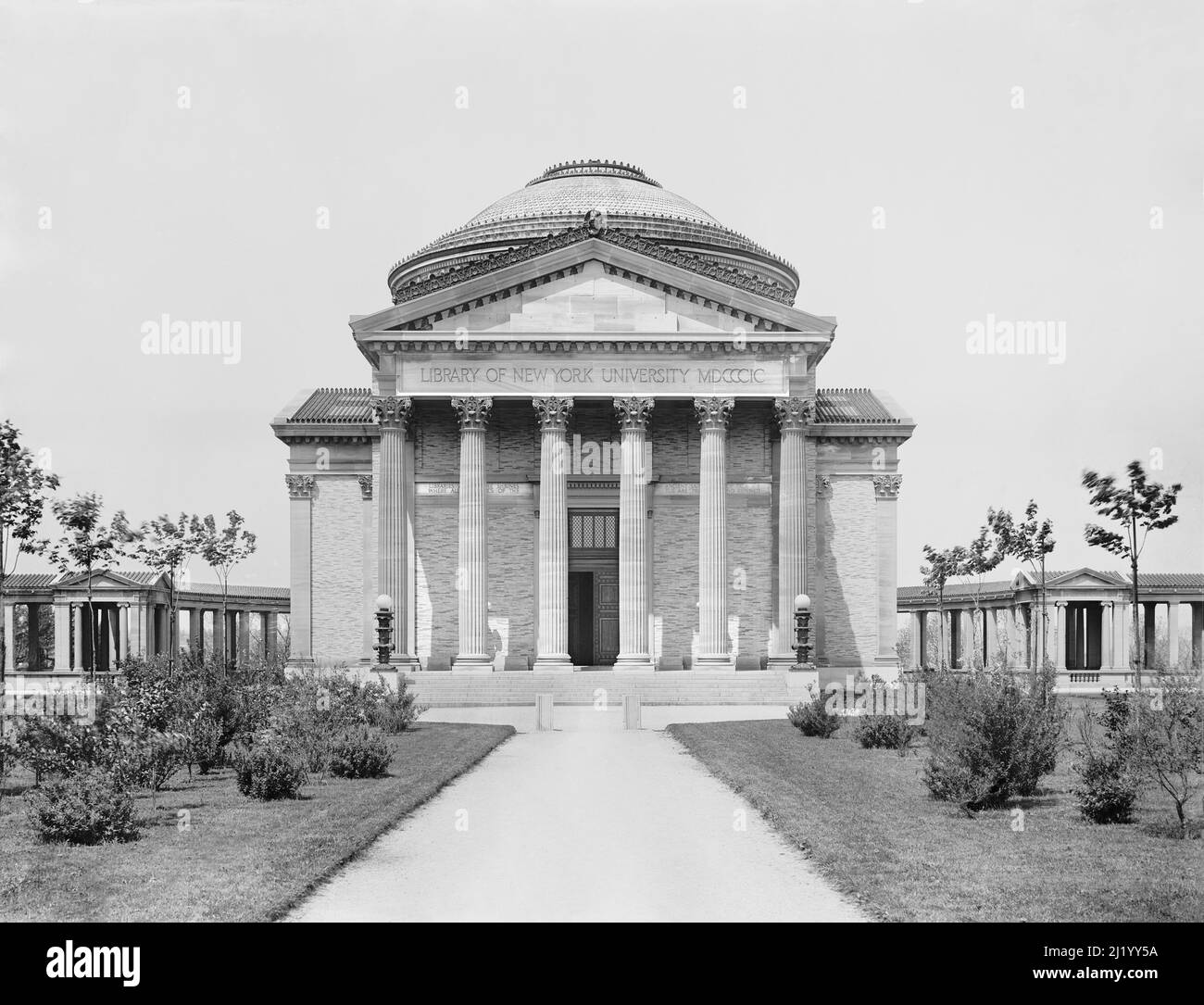 Gould Memorial Library, New York University, (maintenant membre du Bronx Community College), Bronx, New York City, New York, États-Unis, Detroit Publishing Company, 1904 Banque D'Images