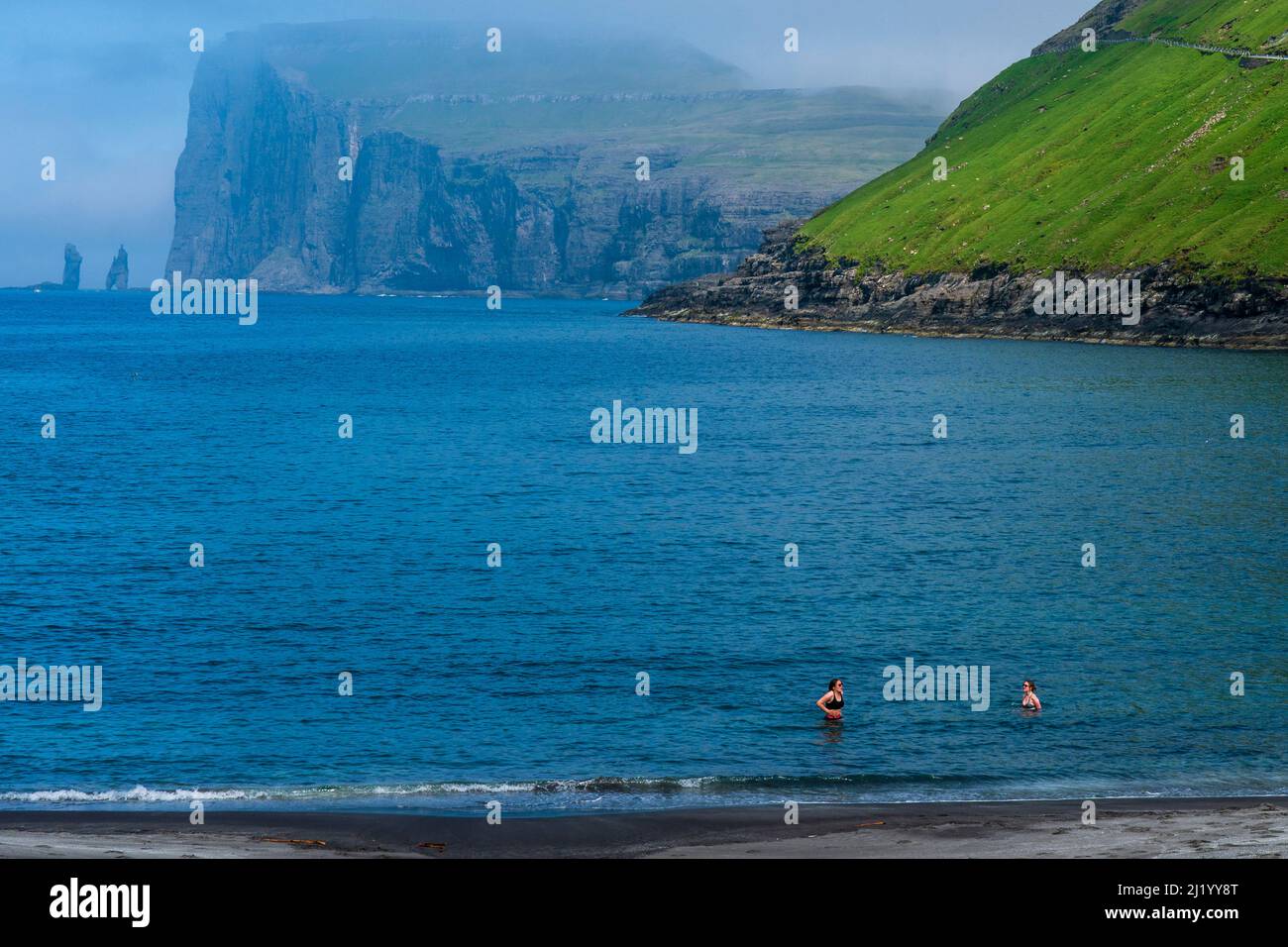 Tjornuvik, île de Streymoy, îles Féroé, Danemark. Banque D'Images