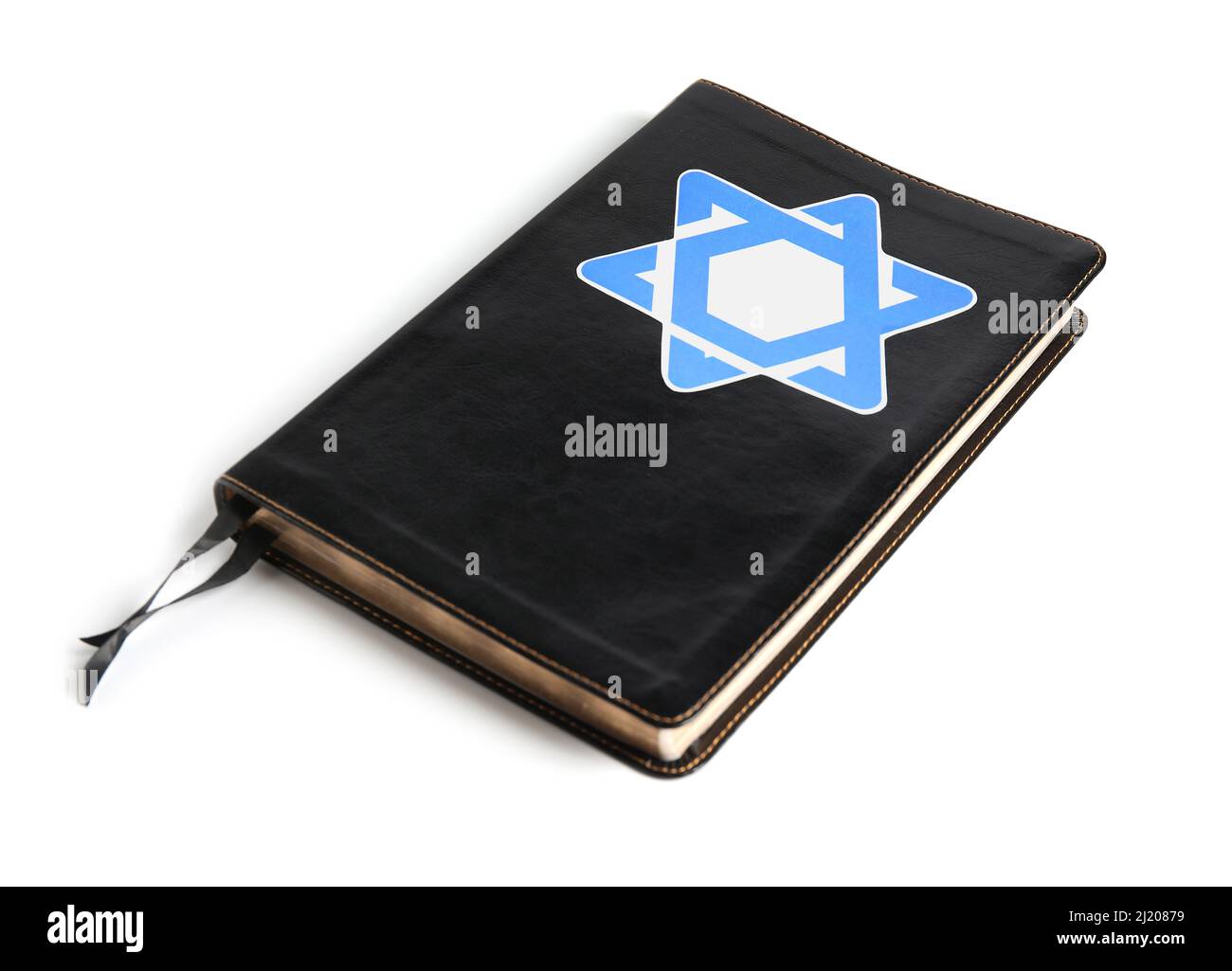 Torah juive sur fond blanc Banque D'Images