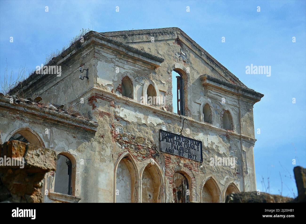 Maison de CAN Palomer à Vallgorguina dans la région de Valles province orientale de Barcelone, Catalogne, Espagne Banque D'Images