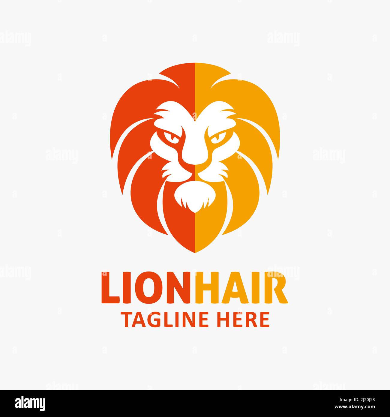 Logo Lion Illustration de Vecteur