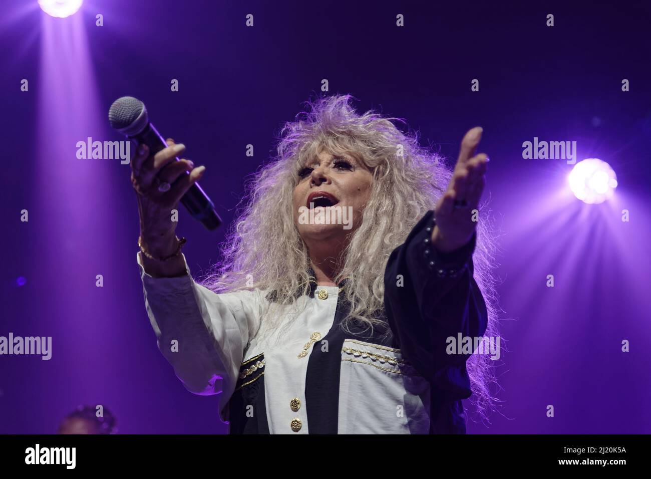 Paris, France. 26th mars 2022. Sloane effectue la tournée 80s au Dôme de Paris - Palais des sports le 26 mars 2022 à Paris, France. Banque D'Images