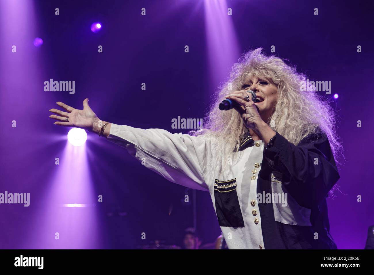 Paris, France. 26th mars 2022. Sloane effectue la tournée 80s au Dôme de Paris - Palais des sports le 26 mars 2022 à Paris, France. Banque D'Images