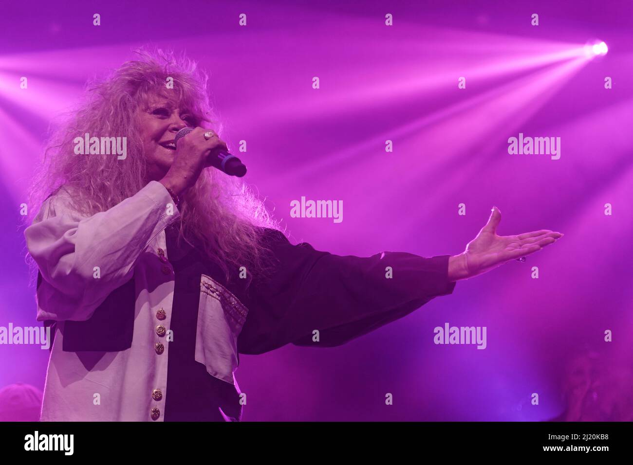 Paris, France. 26th mars 2022. Sloane effectue la tournée 80s au Dôme de Paris - Palais des sports le 26 mars 2022 à Paris, France. Banque D'Images