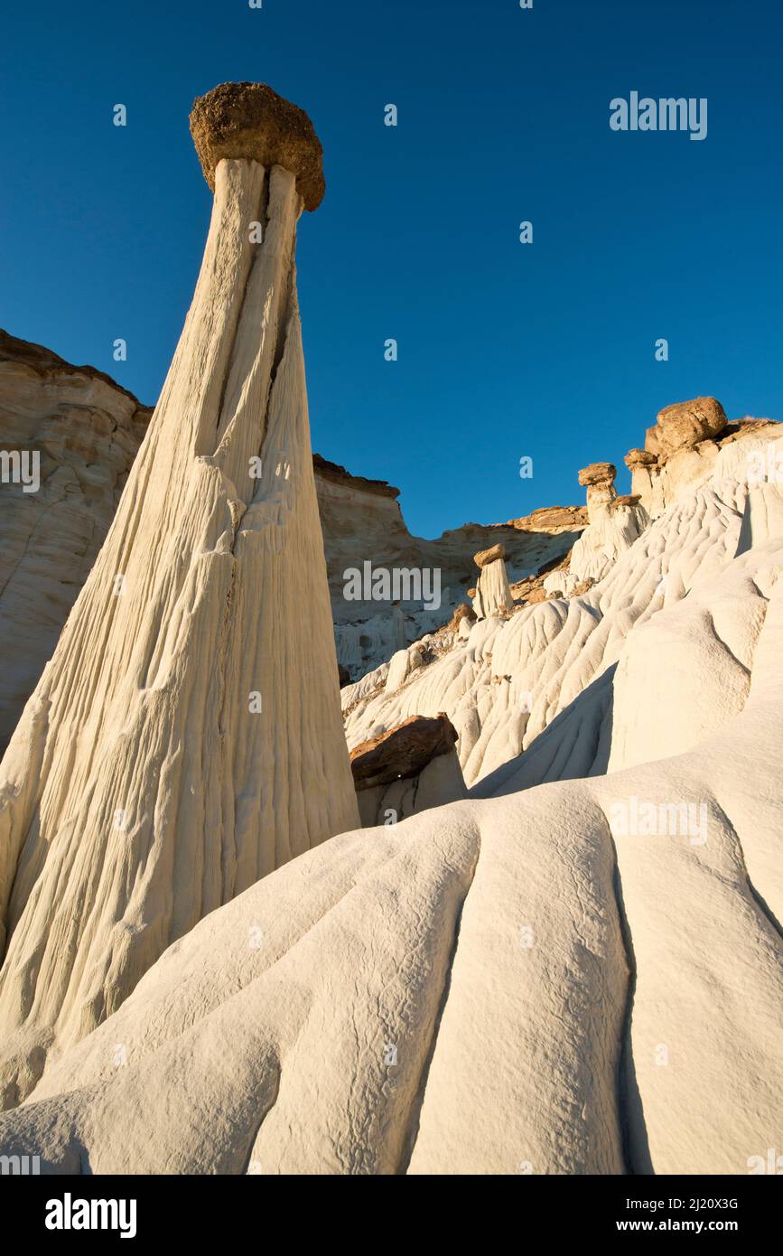 Wahweap Hoodoos dans le Grand Staircase-Escalante National Monument dans le sud de l'Utah, États-Unis. Avril 2013. Banque D'Images