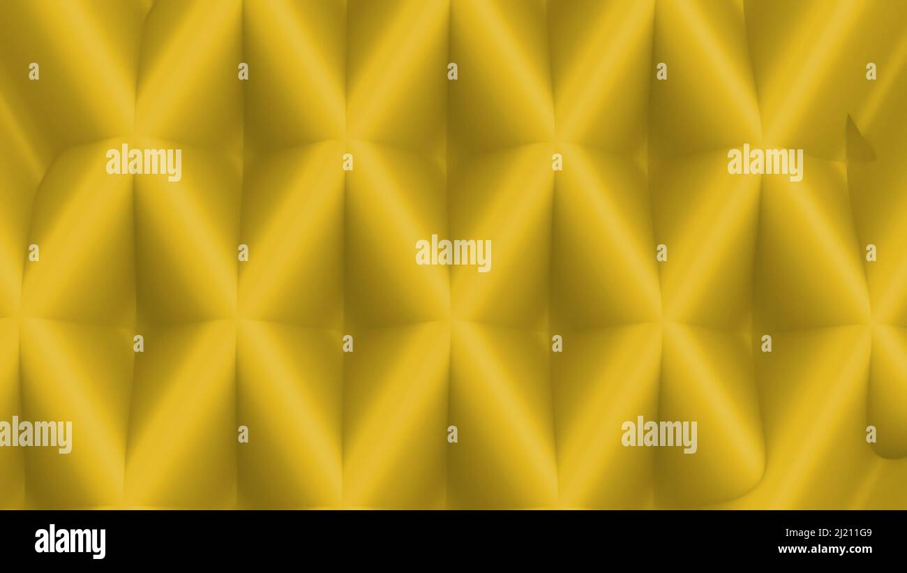 Fond gaufres texture haute définition illustration 3D rendu jaune Banque D'Images