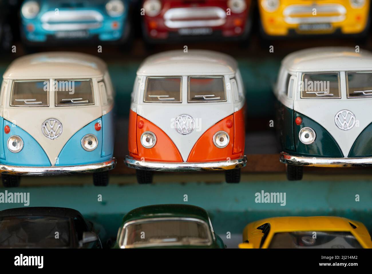 Modèle de fourgonnette VW Volkswagen Camper Banque D'Images