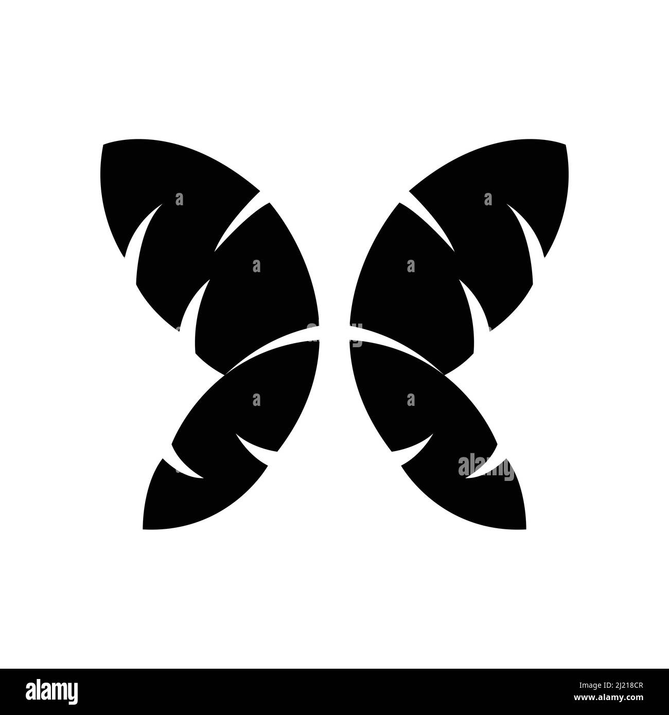 logo papillon vecteur Illustration de Vecteur
