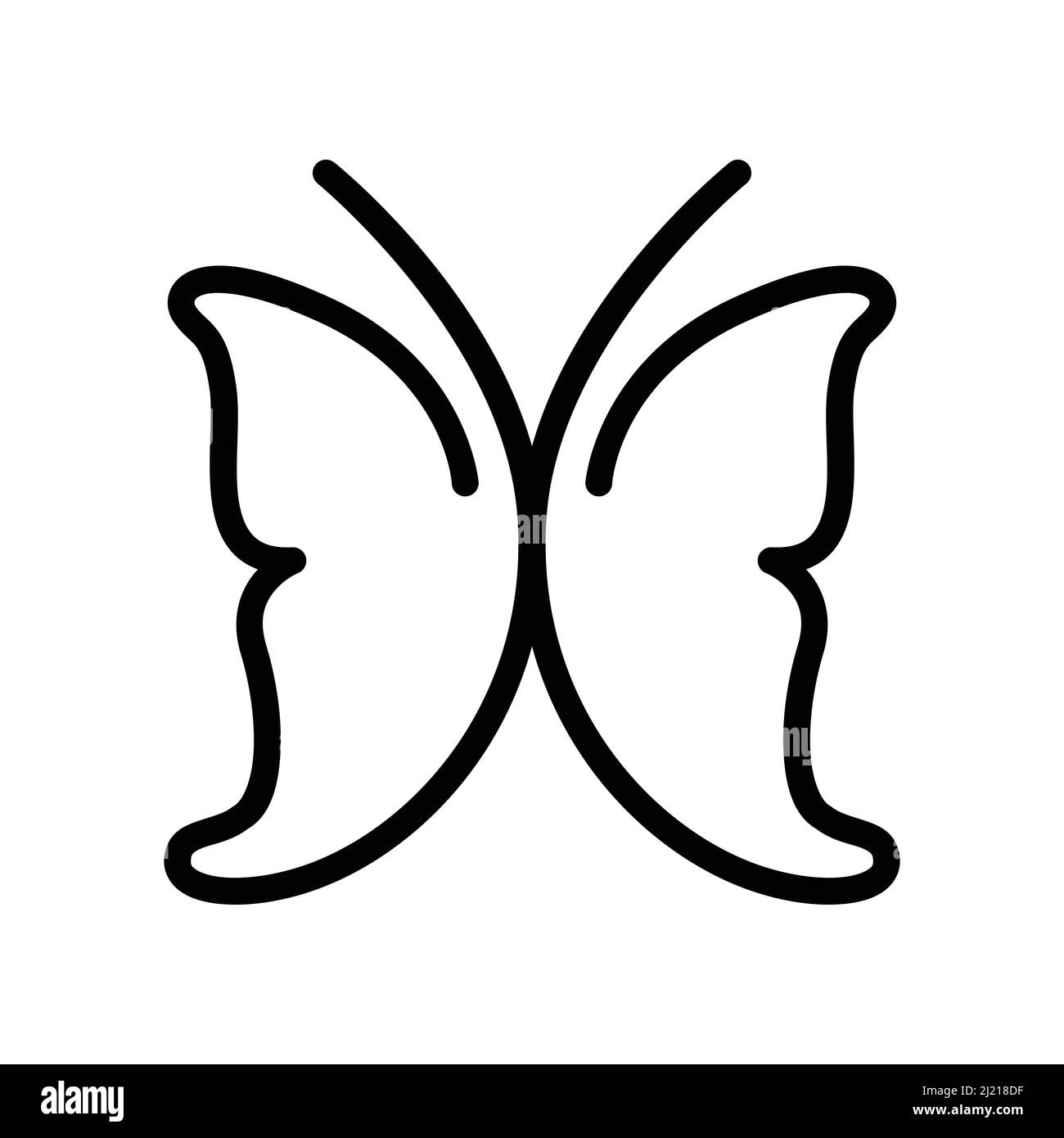 logo papillon vecteur Illustration de Vecteur