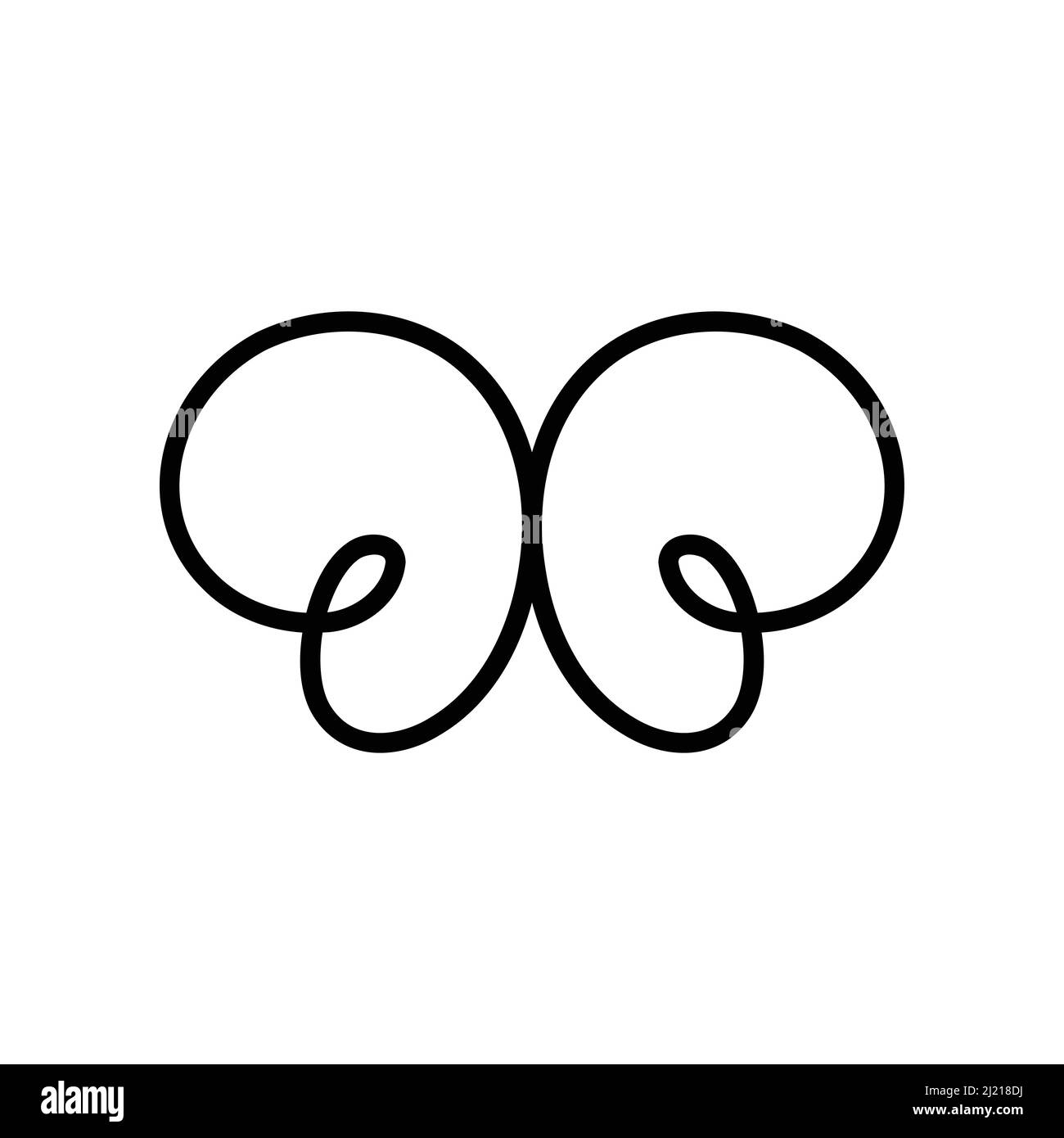 logo papillon vecteur Illustration de Vecteur